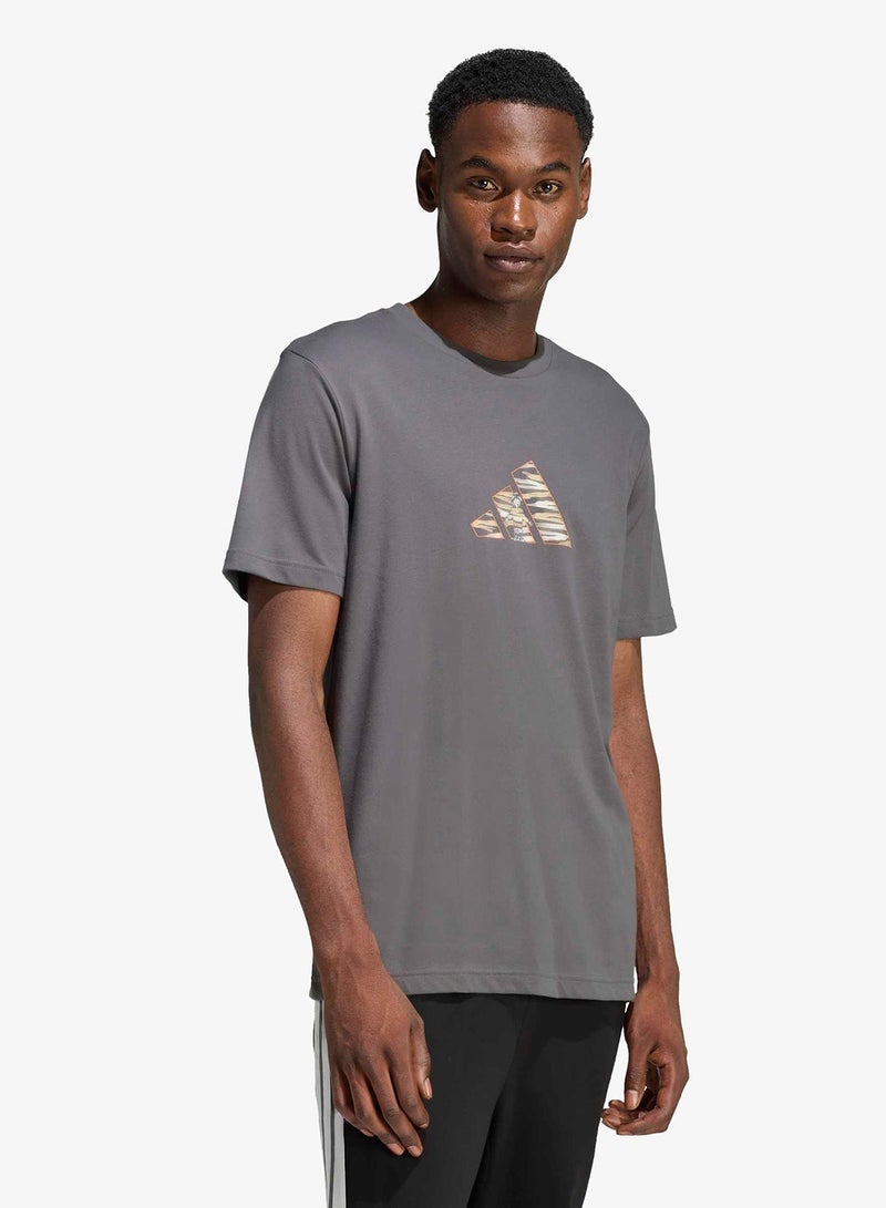Adidas Camo Explorer Graphic T-Shirt - Image 1